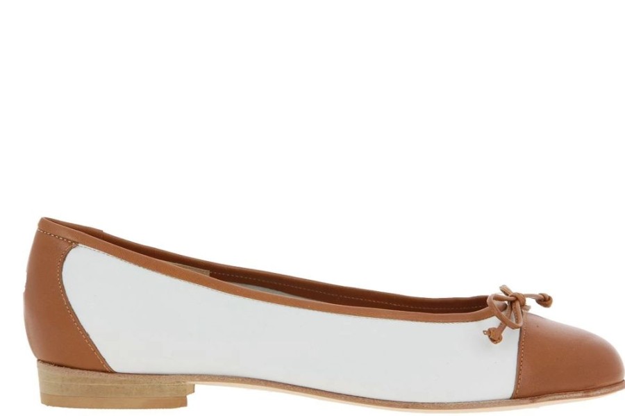 Damen Lorbac Ballerinas | Lorbac Ballerina Molly Bianco Cognac