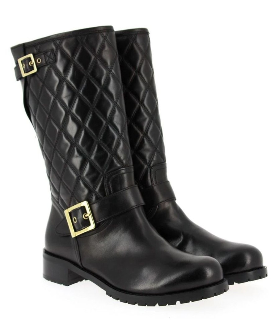 Damen ScarpaRossa Stiefel | Scarparossa Reiterstiefel Nappa Nero (34)