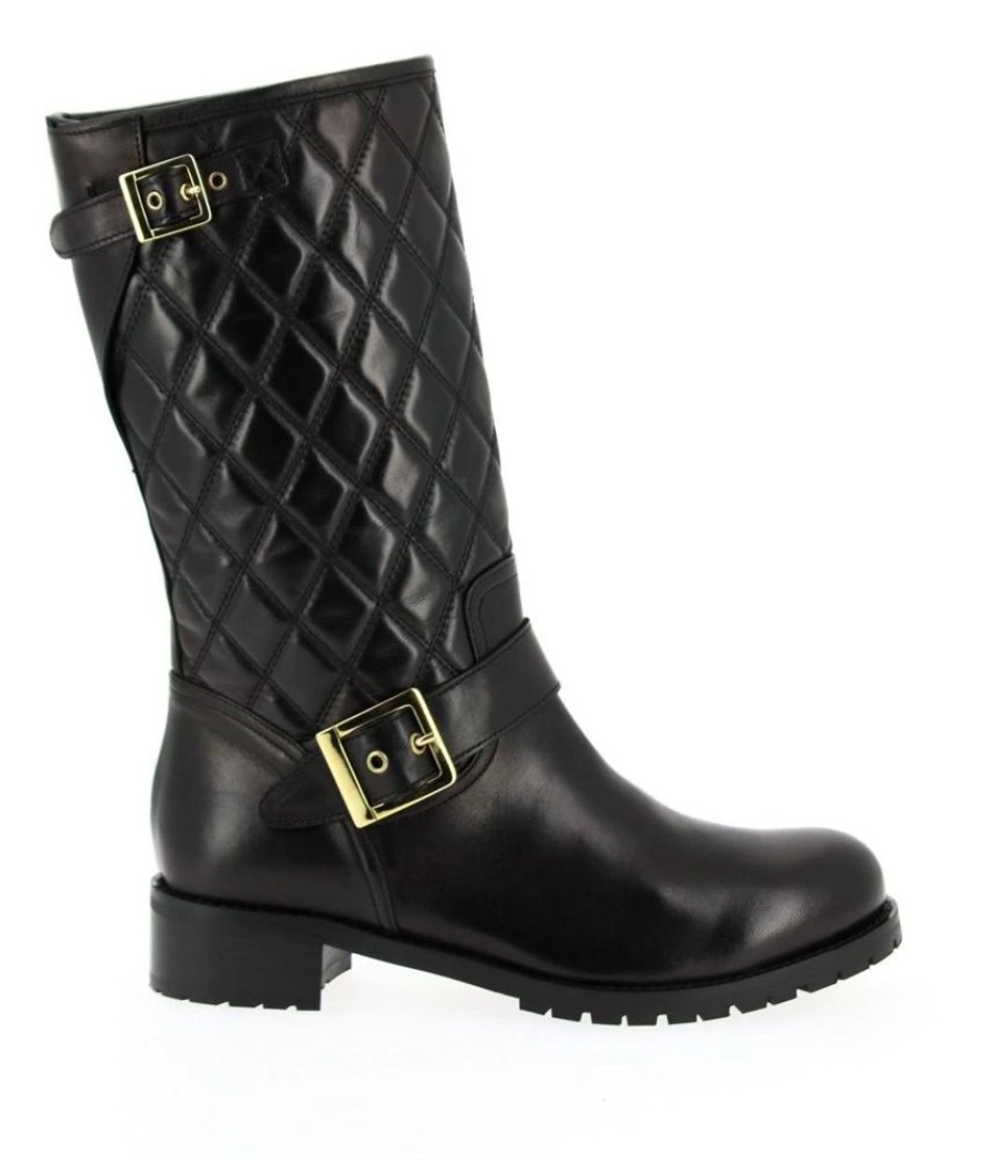 Damen ScarpaRossa Stiefel | Scarparossa Reiterstiefel Nappa Nero (34)