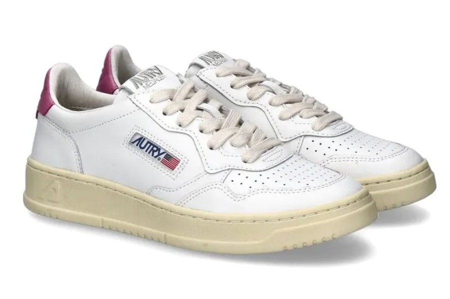 Damen Autry Sneaker | Autry Damen- Sneaker Medalist Ll55- White/ Mauve