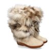 Damen Oscar Sport Fellstiefel | Oscar Sport Fellstiefel Volpe Bianco Iceburg Chiaro (37 )