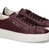 Damen Santoni Sneaker | Santoni Damen- Sneaker Double Buckle- Bordo