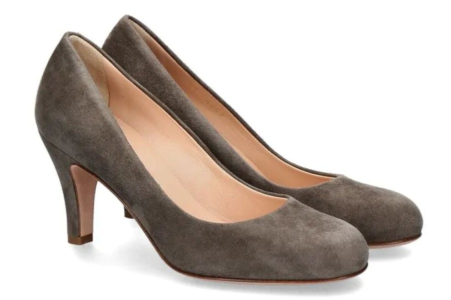 Damen Unu00fctzer Pumps | Unu00Fctzer Pumps Calzature Donna Camoscio Velukid Grigio (40)