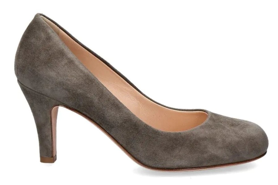 Damen Unu00fctzer Pumps | Unu00Fctzer Pumps Calzature Donna Camoscio Velukid Grigio (40)