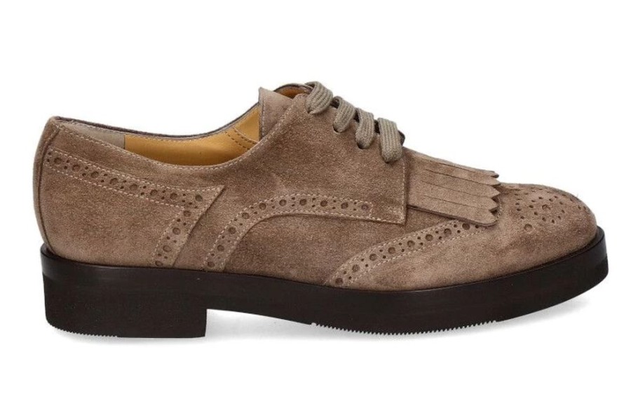 Damen Truman's Schnurschuhe | Truman'S Schnu00Fcrschuh London 8573- Taupe