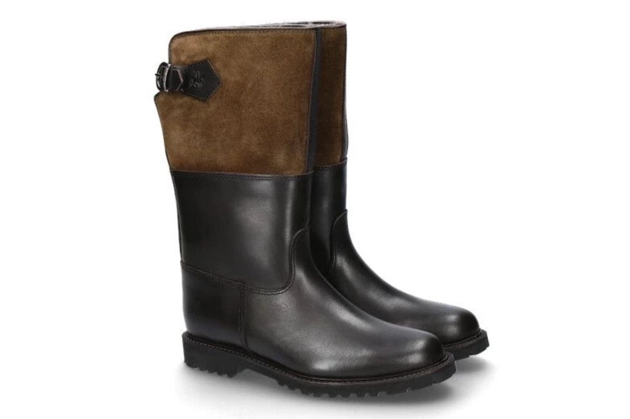 Damen Ludwig Reiter Warmfutter | Ludwig Reiter Stiefel Gefu00Fcttert Maronibraterin Juchtenleder- Mocca/ Jagdgru00Fcn