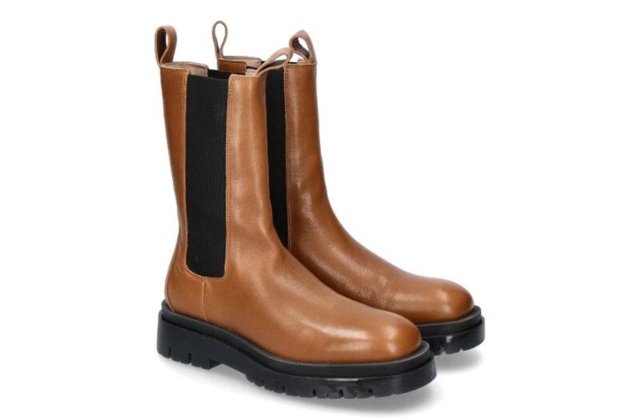 Damen Copenhagen Stiefel | Copenhagen Studios Boots Cph1000 Vitello Caramel