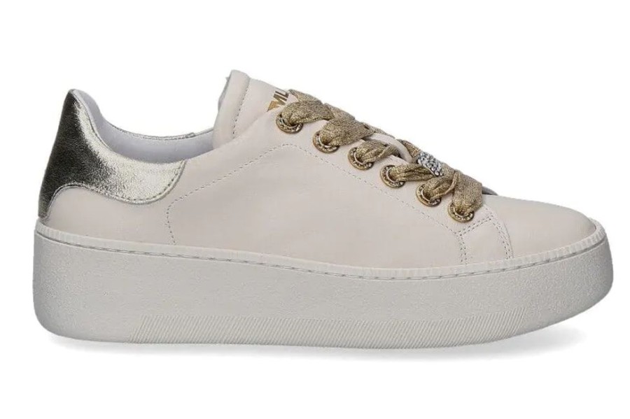 Damen mu00e9linu00e9 Sneaker | Meline Sneaker 8186 Crudo Platino