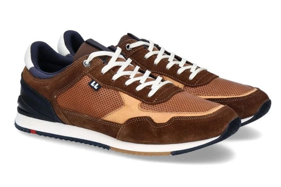 Herren Lloyd Sneakers | Lloyd Sneaker Emilian Strato Dylan Cigar Cappucino