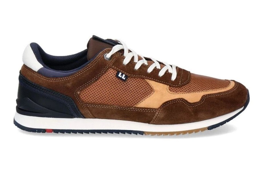 Herren Lloyd Sneakers | Lloyd Sneaker Emilian Strato Dylan Cigar Cappucino