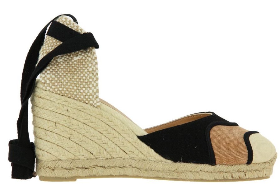 Damen Castaner Espadrilles | Castaner Keilsandale Casey Tostado Multicolor