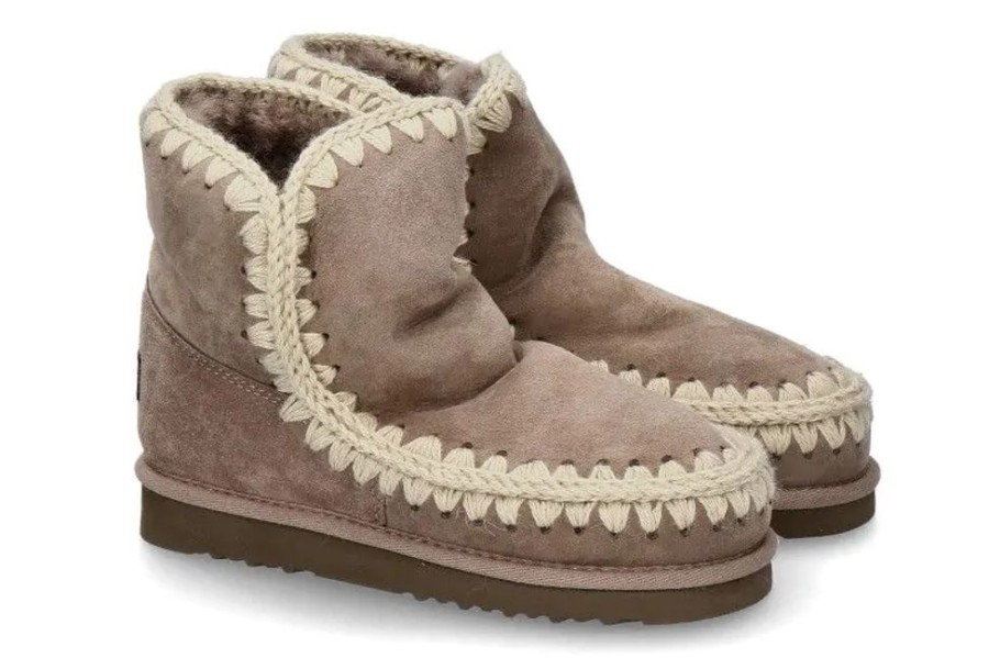 Damen mou Warmfutter | Mou Boots Gefu00Fcttert Eskimo Elgry- Grau/Taupe