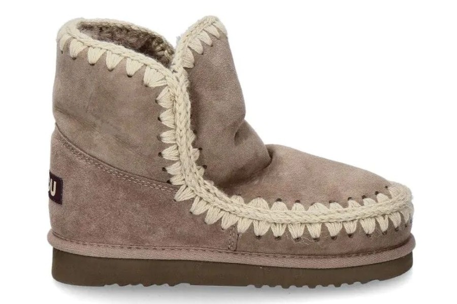 Damen mou Warmfutter | Mou Boots Gefu00Fcttert Eskimo Elgry- Grau/Taupe