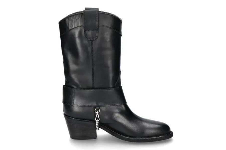 Damen Via Roma 15 Stiefel | Via Roma 15 Cowboy Boots 4005 Venice- Schwarz