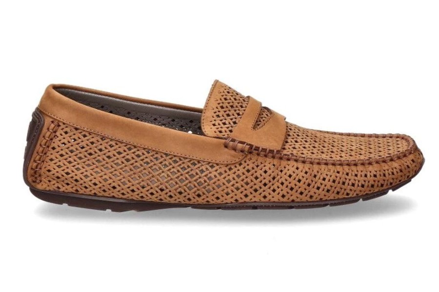 Herren Aldo Brue Mokassins | Aldo Bruu00E8 Mokassin Nubuk Soft Cognac