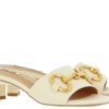 Damen Bibi Lou Pantoletten | Bibi Lou Pantolette Creme Nappa Gold