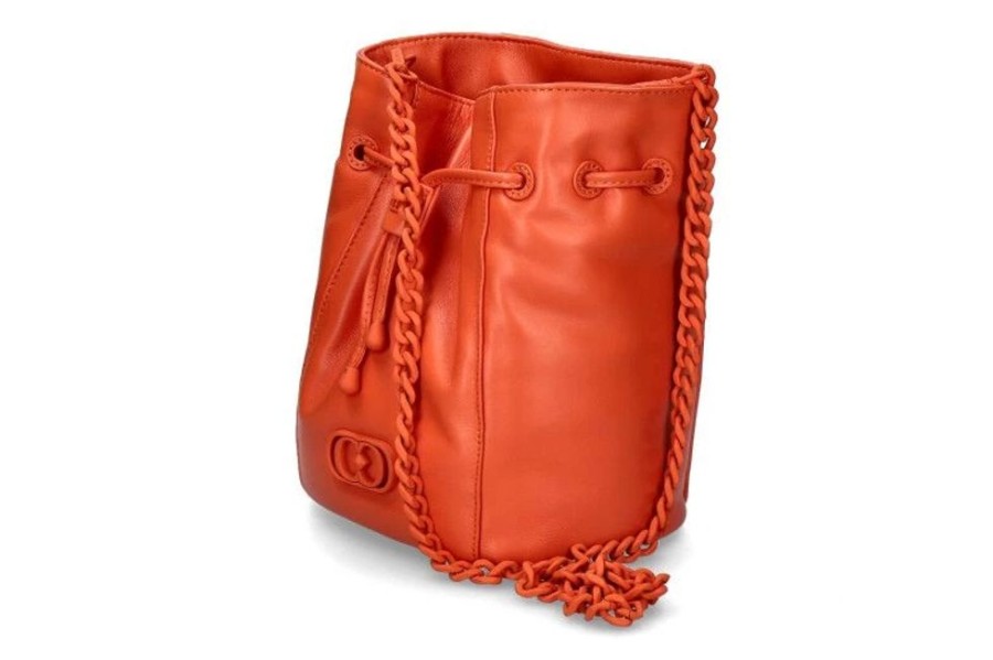 Damen La Carrie Taschen | La Carrie Beuteltasche Deccan Ginger Leather Orange