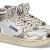 Damen Autry Sneaker | Autry Sneaker Mid Woman Platinum Wb16