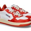 Herren Autry Sneakers | Autry Herren-Sneaker Wb21 Leather- White/Orange