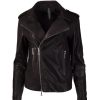 Damen Barron Turner Jacken | Barron Turner Bikerjacke Boney Classic Nero Lavato