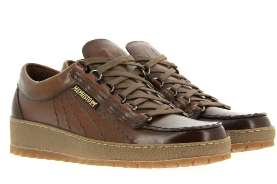 Herren Mephisto Schnurer | Mephisto Schnu00Fcrschuh Rainbow Heritage Chestnut (42U00Bd)