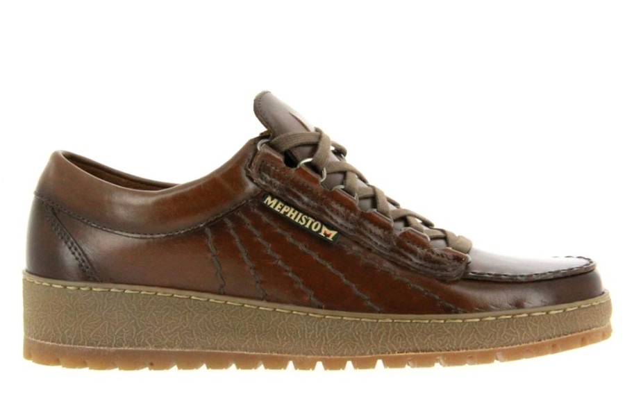 Herren Mephisto Schnurer | Mephisto Schnu00Fcrschuh Rainbow Heritage Chestnut (42U00Bd)