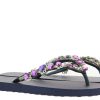 Damen CHANCLAS Pantoletten | Chanclas Valentina Exclusive Blue