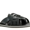 Herren Emozioni Offene Schuhe | Emozioni Pantolette Black M 6960