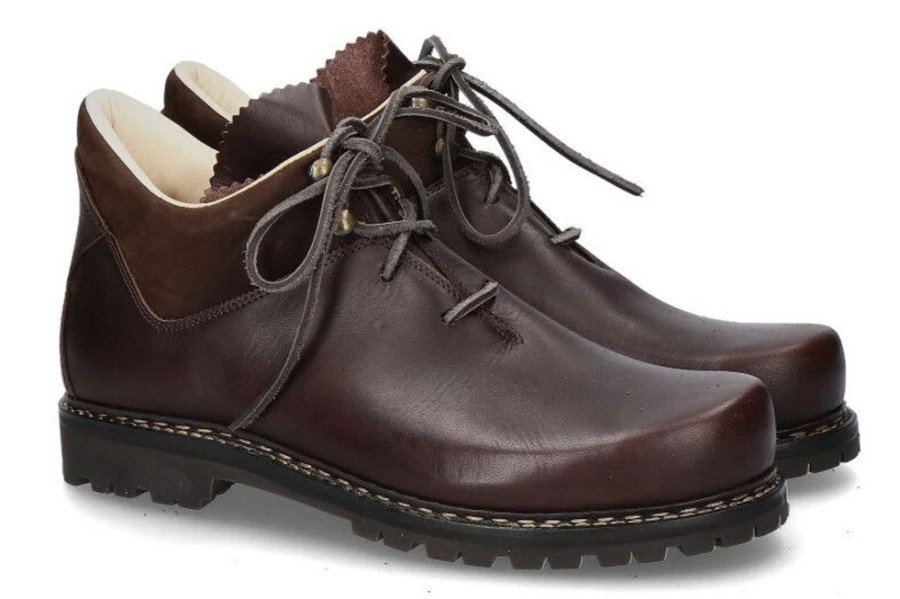 Herren Haferl Original Trachtenschuhe | Original Haferl Trachtenboots Richard Rindleder Kaffee (46)