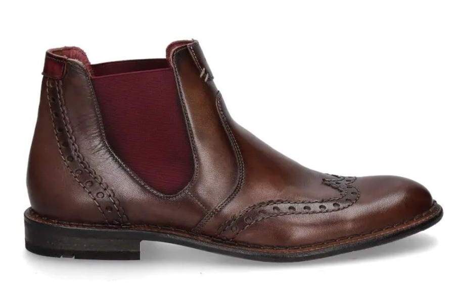 Herren Lloyd Stiefeletten / Stiefel | Lloyd Stiefelette Grenoble Splendor Calf Tobacco Bordo (44)