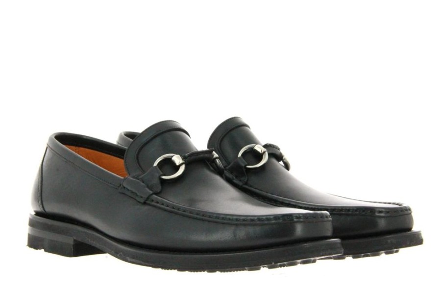 Herren Magnanni Slippers | Magnanni Slipper Leather Negro (44)