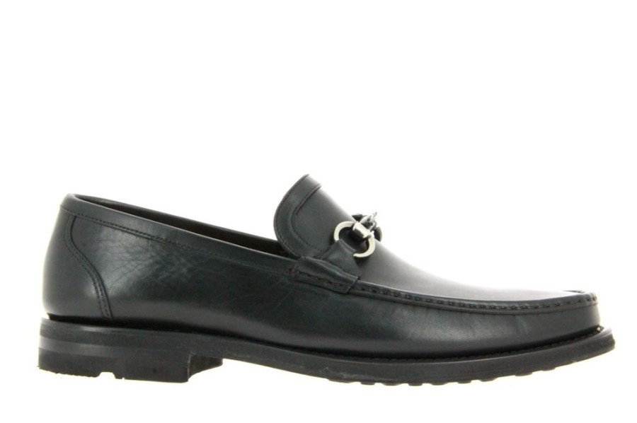 Herren Magnanni Slippers | Magnanni Slipper Leather Negro (44)