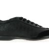 Herren Salvatore Ferragamo Sneakers | Salvatore Ferragamo Sneaker - Falkland Nero Suede Calf (39)