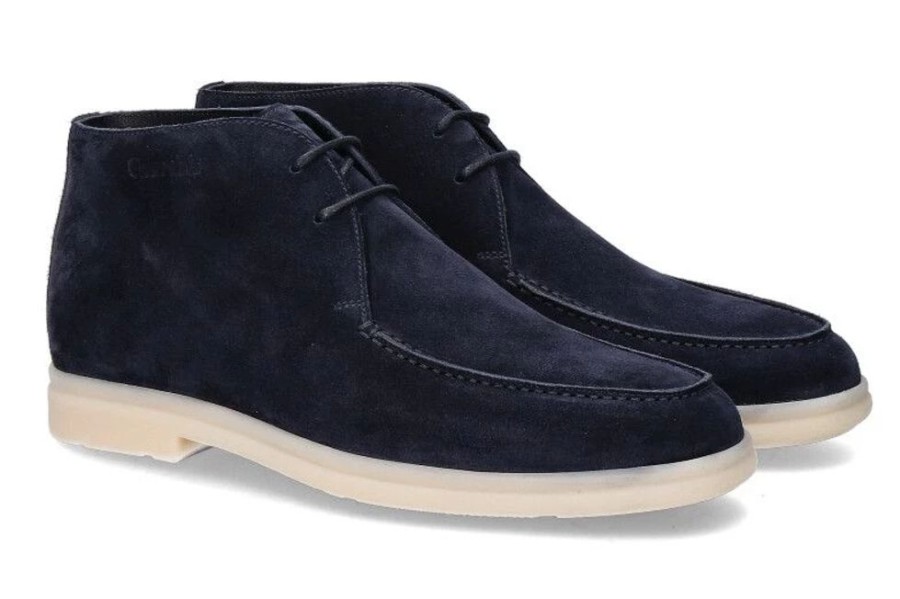 Herren Church's Schnurer | Church'S Stiefelette Goring Soft Suede Navy