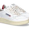 Damen Autry Sneaker | Autry Sneaker Low Woman White Red