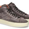 Herren Santoni Sneakers | Santoni Sneaker High Grey Taupe