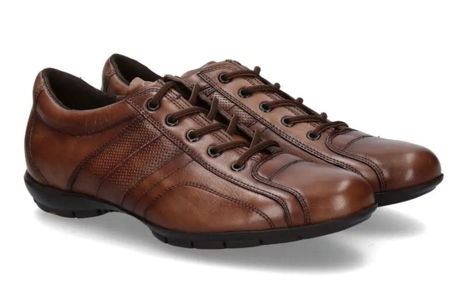 Herren Lloyd Sneakers | Lloyd Sneaker Allie San Remo Cognac (43)