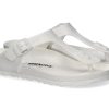 Damen Birkenstock Hausschuhe | Birkenstock Pantolette Gizeh Eva Normal White